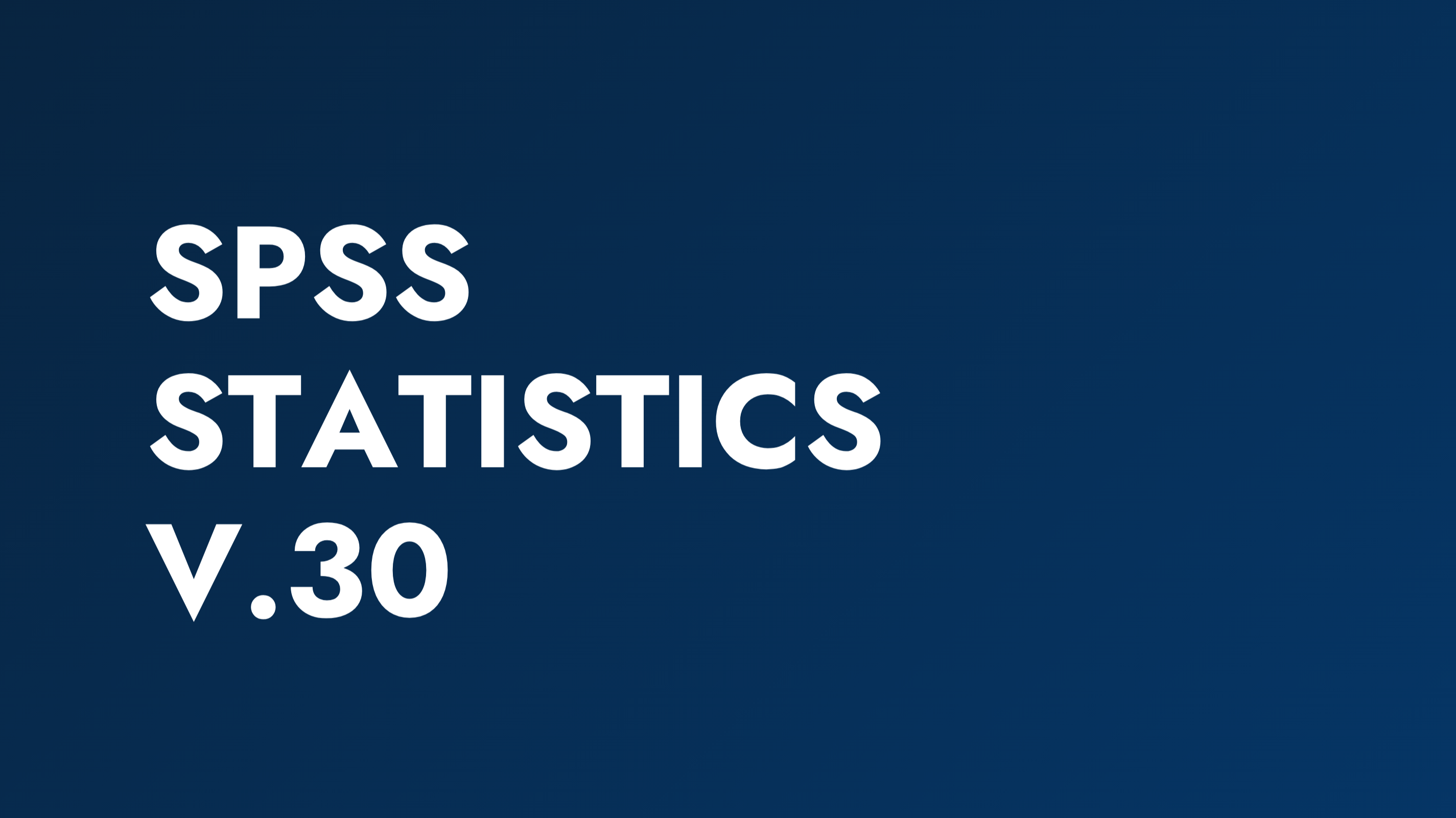 Imagen promocional de IBM SPSS Statistics versión 30. La nueva versión ofrece mejoras para analistas y profesionales de datos, incluyendo análisis de Bland-Altman, análisis de normalidad mejorado, modo oscuro, escalado de texto para monitores 4K, interfaz renovada y compatibilidad con Java y R. Quanam presenta estas actualizaciones, diseñadas para facilitar y optimizar el trabajo analítico.